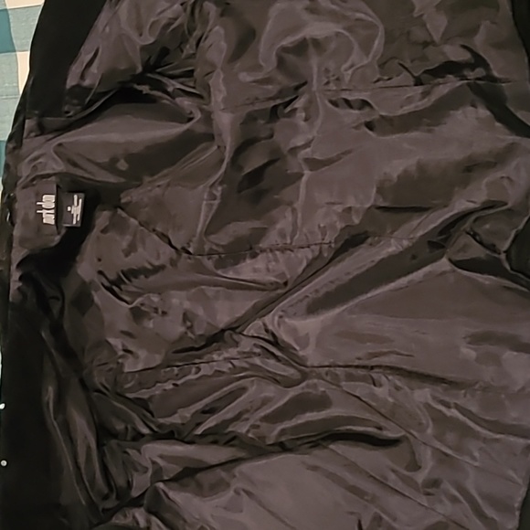 Mark Alan Rhinestone studded Genuine Black Suede Blazer - Picture 11 of 14